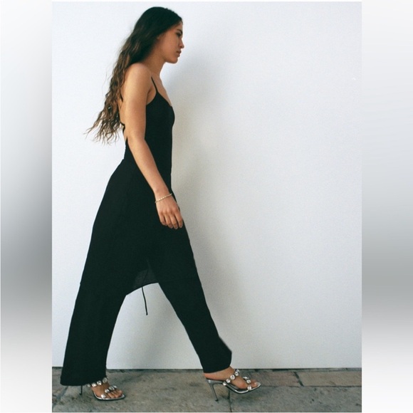 Zara Silver Crystal-Embellished Heels sandals - Picture 11 of 15